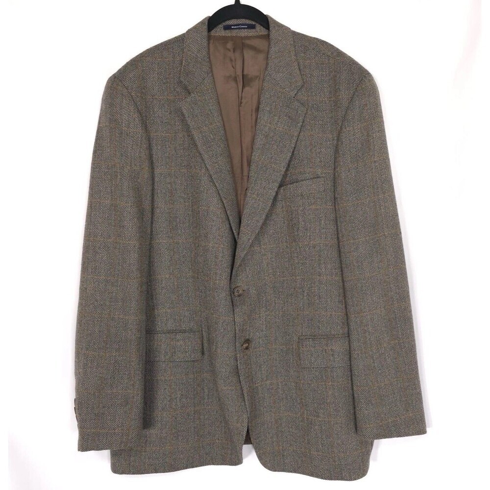 CHAPS RALPH LAUREN Sport Coat 46T 100% PURE‎ NEW WOOL Vintage CANADA MADE Blazer